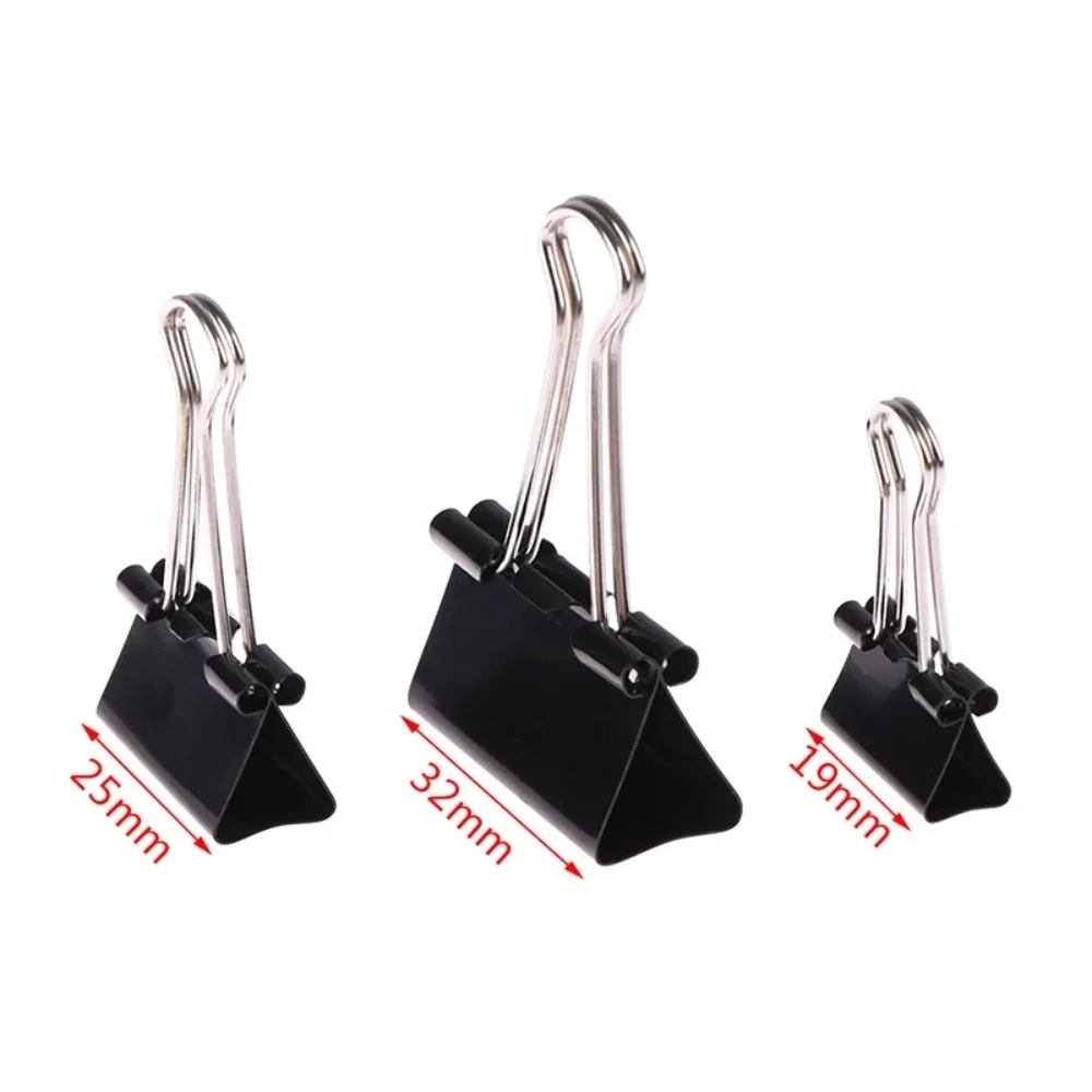 10 pinces à reliures métalliqu - Binder Clip Assorted avis et prix