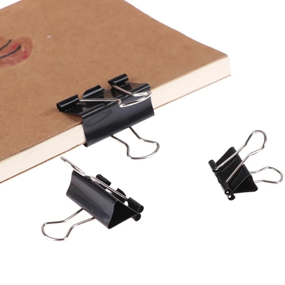 Clips de reliure noirs, clips  - Binder Clip Assorted avis et prix